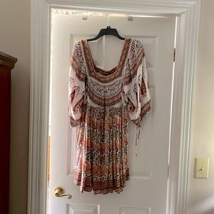 Free People medium floral print minidress